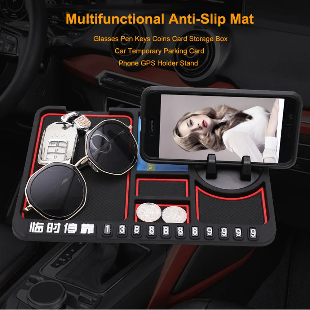 Multi-Functional Car Anti-Slip Mat Phone Holder